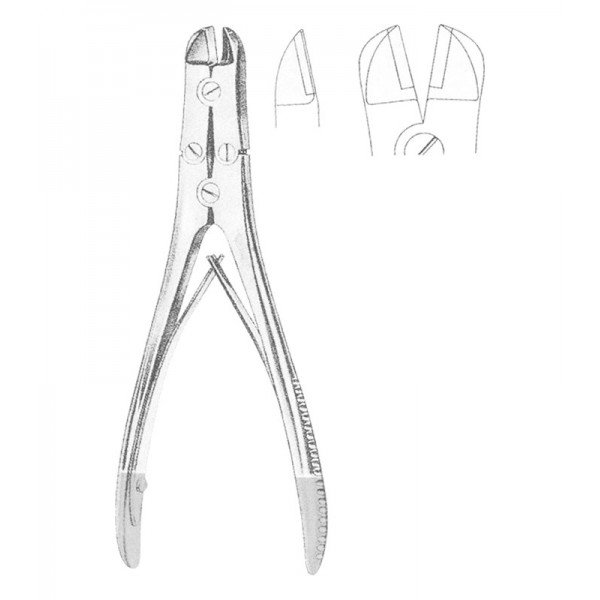 WIRE CUTTING PLIER WITH T.C. INSERTS