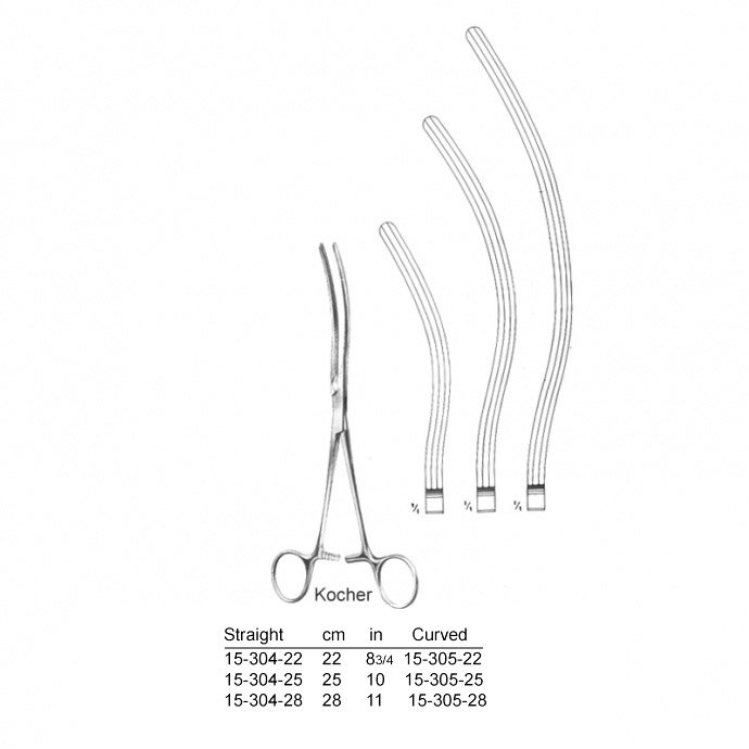 Kocher, (25 cm)