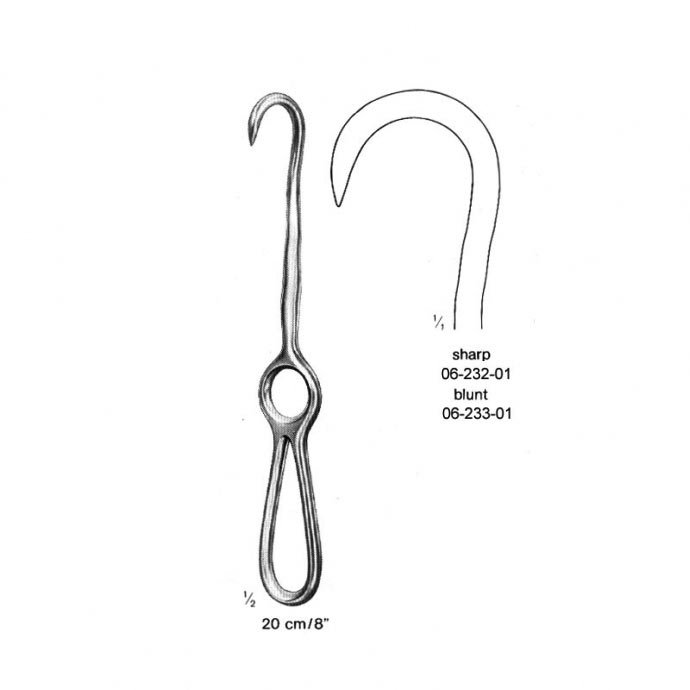 Retractor, 20 cm