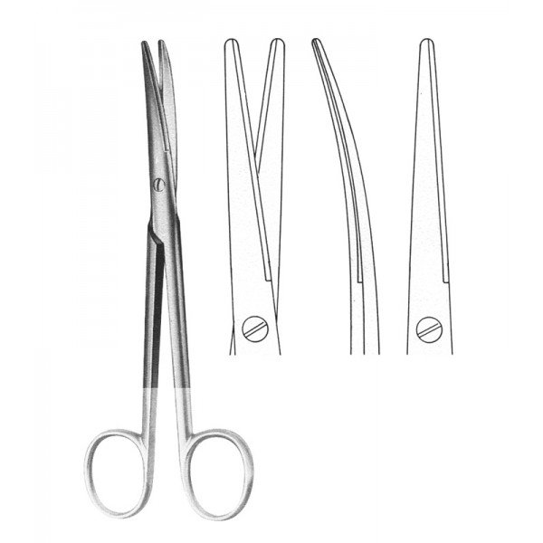 SCISSORS WITH TUNGSTEN CARBIDE INSERTS