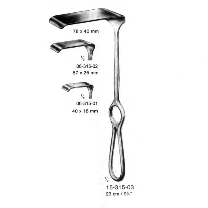 Retractor, 23 cm